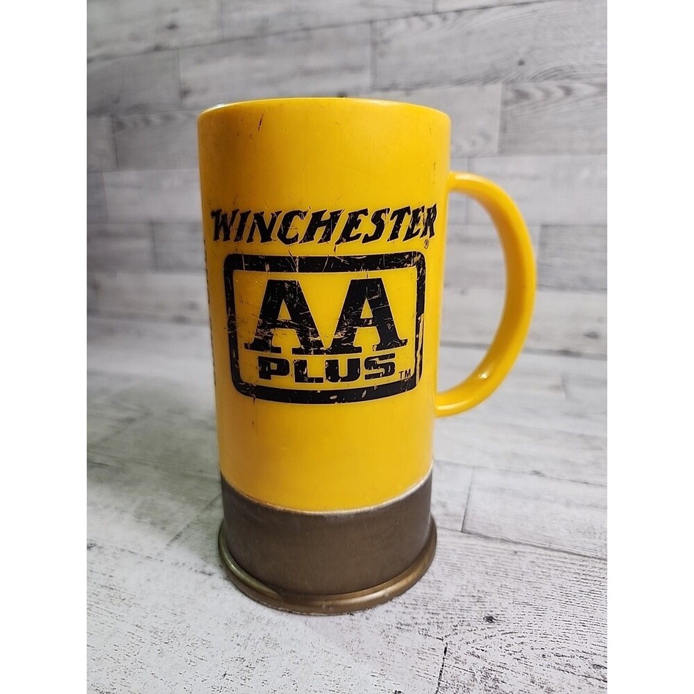 Winchester AA Plus “Big Shot” Shotgun Shell Mug Rare Vintage Collectible Cup 6"